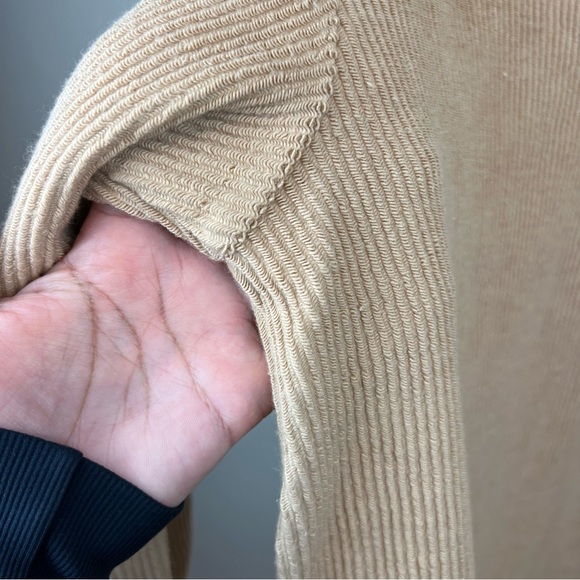 NEW Reformation Buff Channing Sweater Dress, Large - Picture 6 of 10